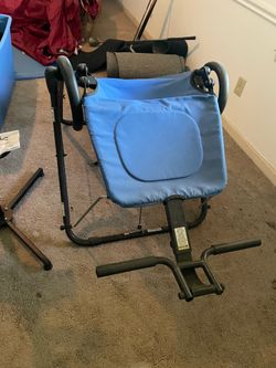 🏋️ Ab Lounge Workout Chair – Foldable – Great for Home Fitness!