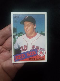 Roger Clemens 1985 Topps Rookie Card