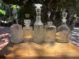 Vintage decanters
