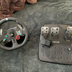 Logitech - G920 Driving Force Racing Wheel and Pedals for Xbox Series X|S, Xbox One, PC 