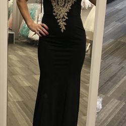 Black Dress - Size Small (4-6)