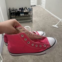 Pink High Top Converse 