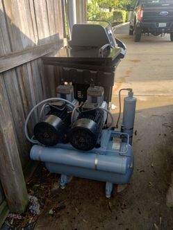 Air compressor and a grill