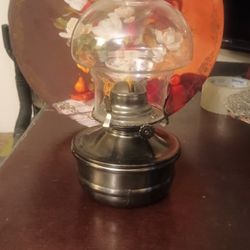 Antique Oil Lamp Set 