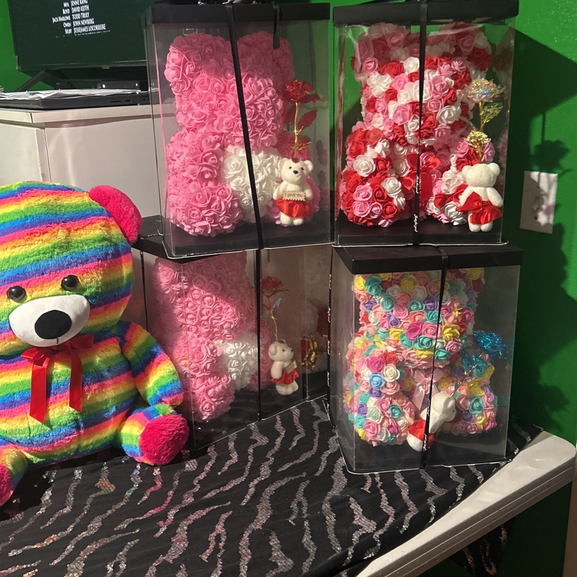 Flower Teddy Bears
