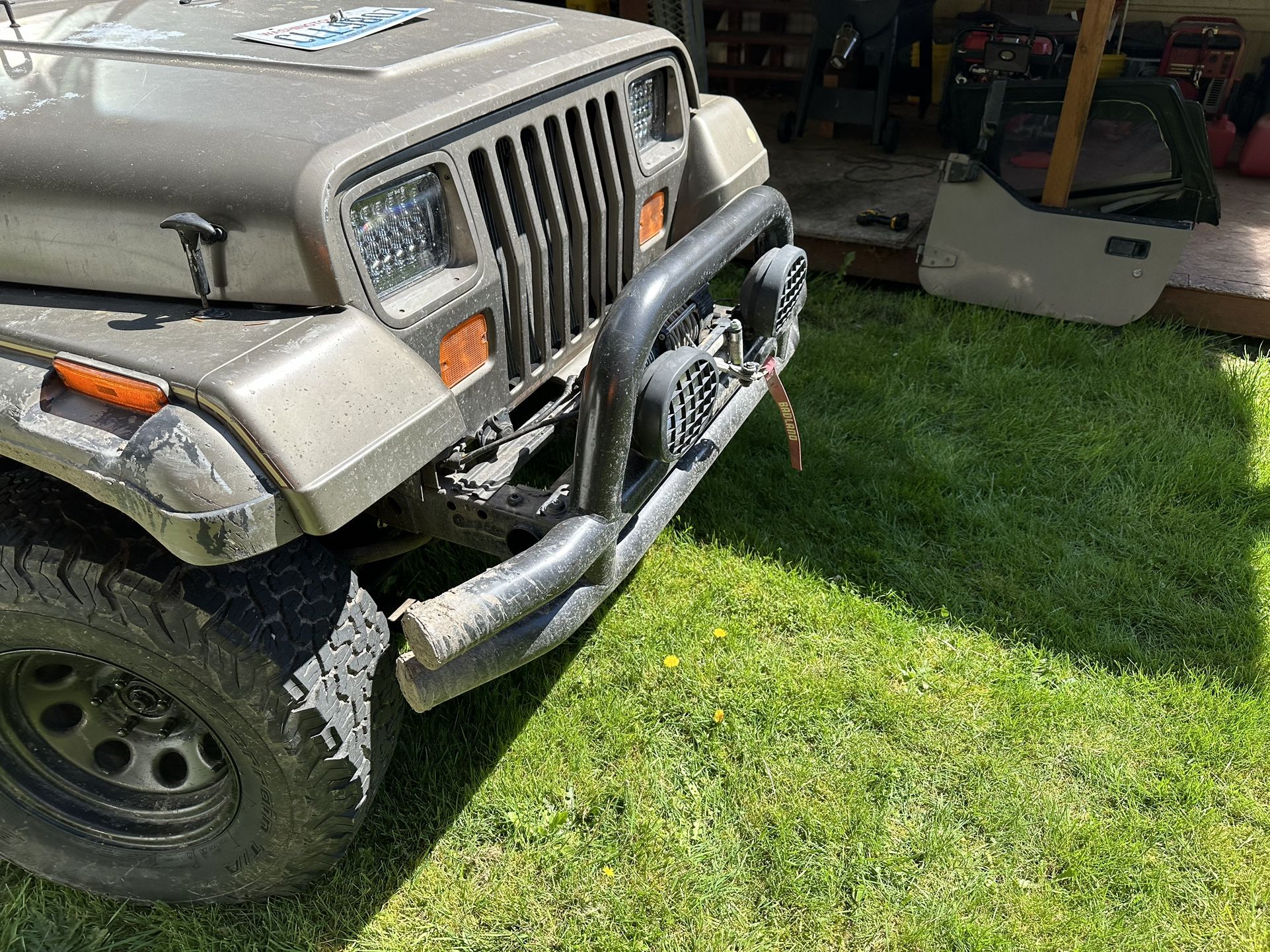 Jeep Wrangler Front And Rear Bumpers 