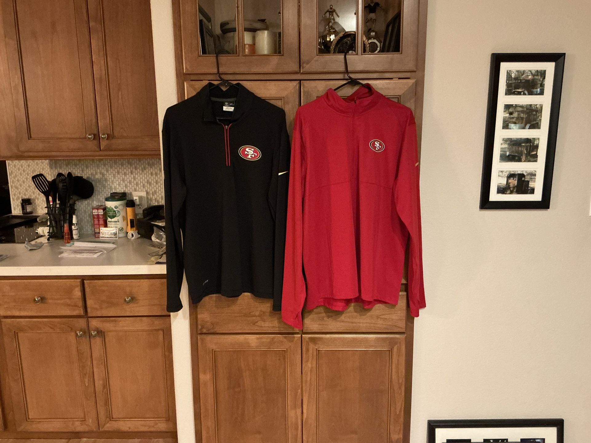 49er’s  (NIKE) 1/4 Zip Long Sleeves 