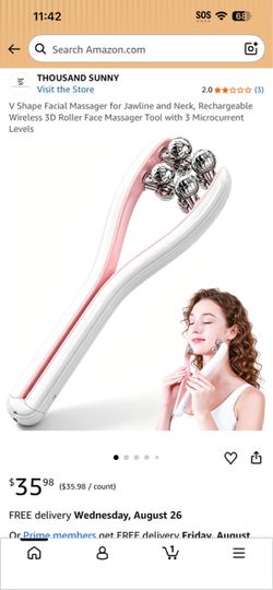 V Shape Facial Roller Massager Tool