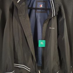 Champion XL Men's Water Resistant Varsity Bomber Jacket
