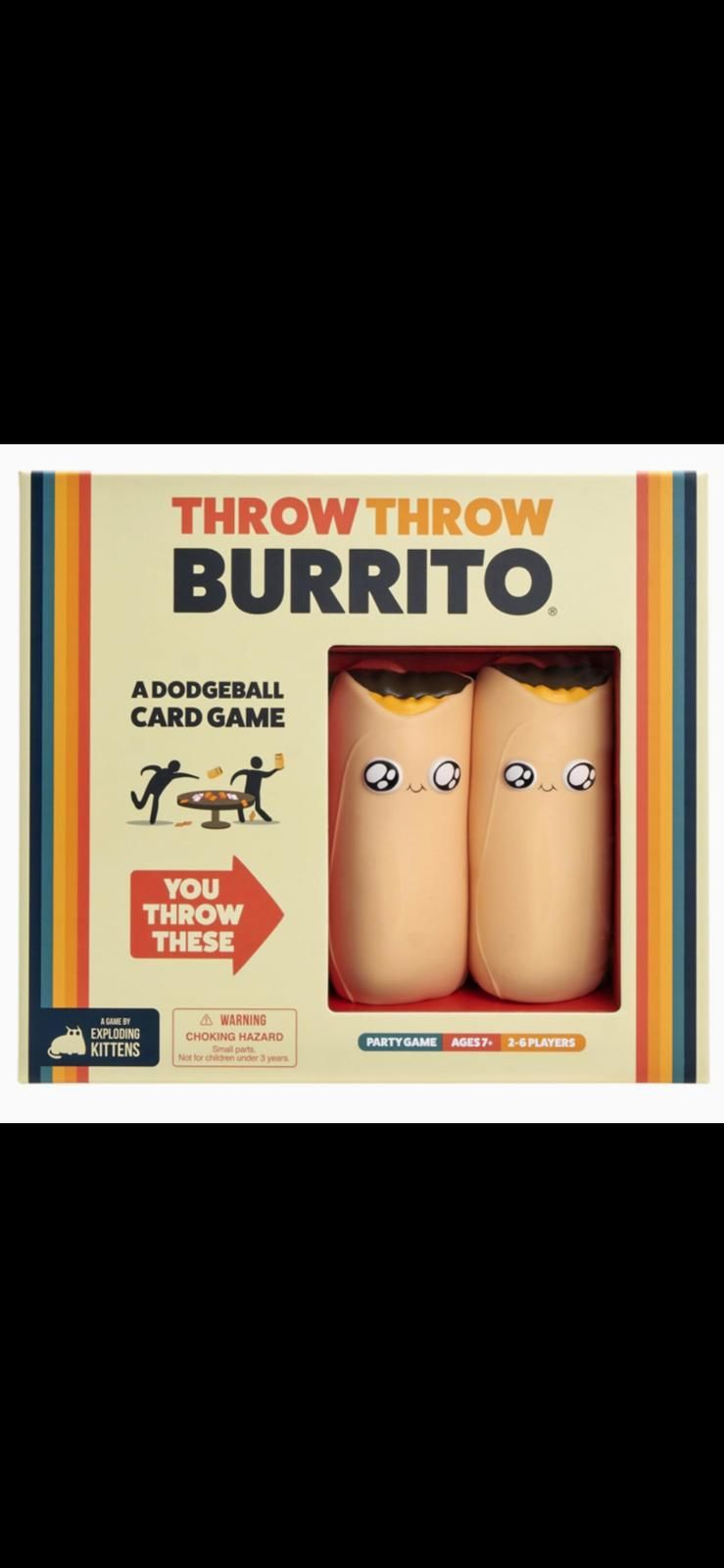 Throw Throw Burrito by Exploding Kittens - A Dodgeball Card Game