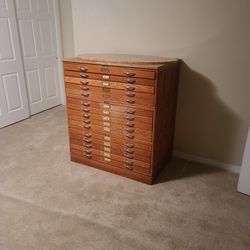 Antique Map Drawer/ Cabinate