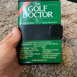 The Golf Doctor Leather Book