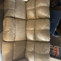 Cream 3 Seater Couch 
