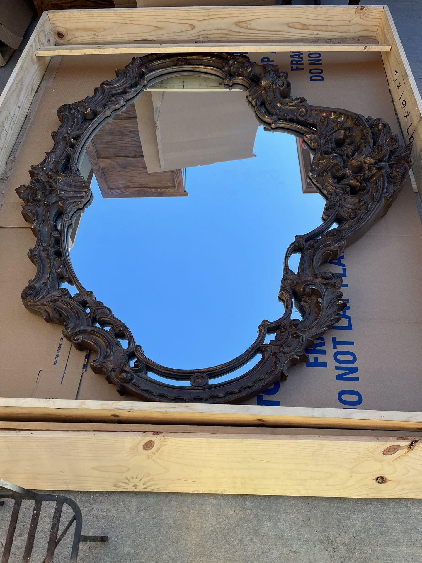 Large Antique Mirror