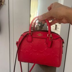 Pink Coach Bag