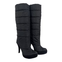 Pedro Garcia Black Knee High Boots Size 37 US 6.5