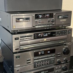 Vintage Full Sony Stereo  System