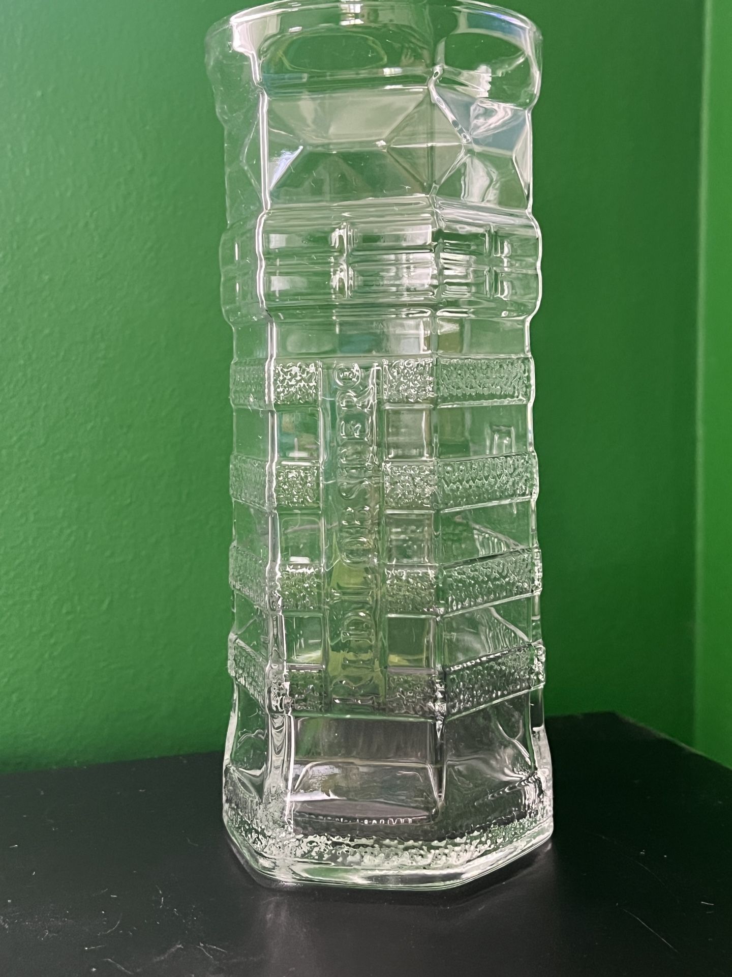 Vintage Collectible Red Lobster Light House Glass Clear 6.75” EUC