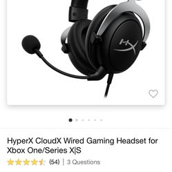Hyper X Cloud X Headset 