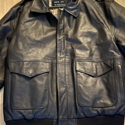 Adler Leather Men’s Jacket Black  Sz 2XL
