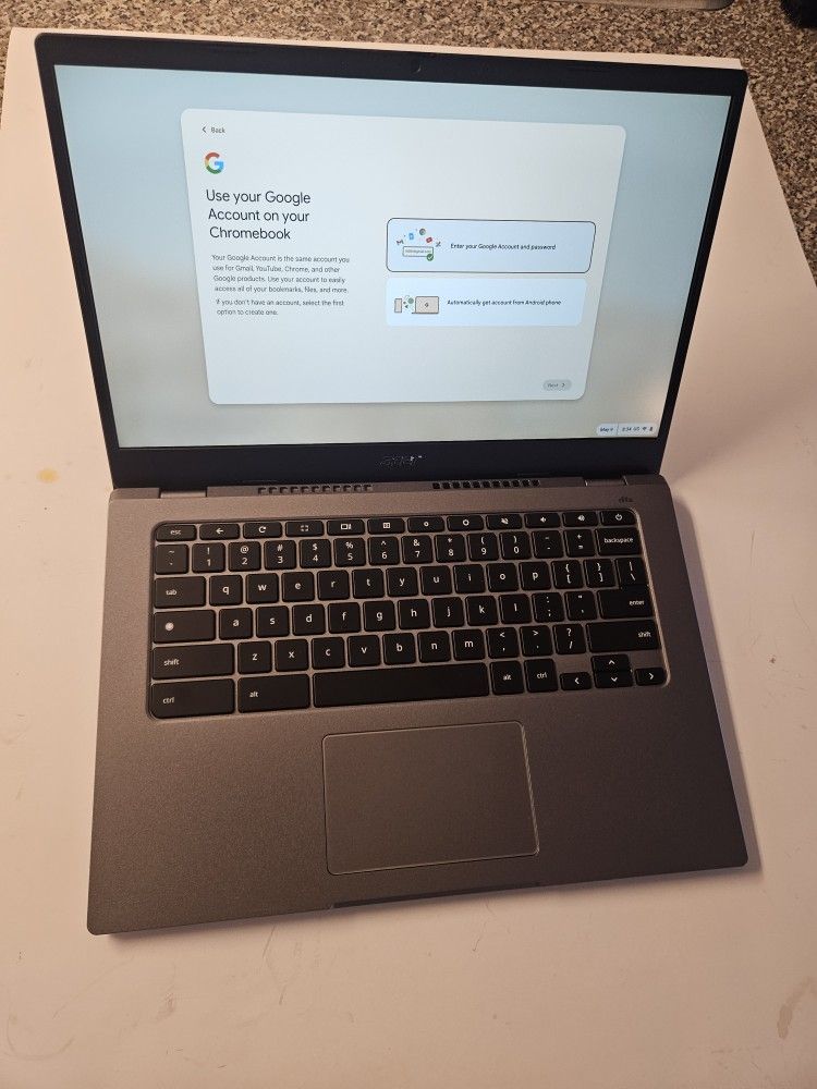 Acer Chromebook CB514-W i3 8gb Ram 3.0ghz 14" Screen 11th Gen