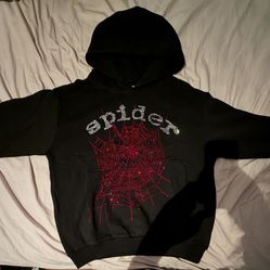 Black/red Spider Hoodie (medium)