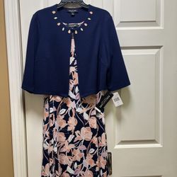 Perceptions Dress w/Jacket. New w/Tags