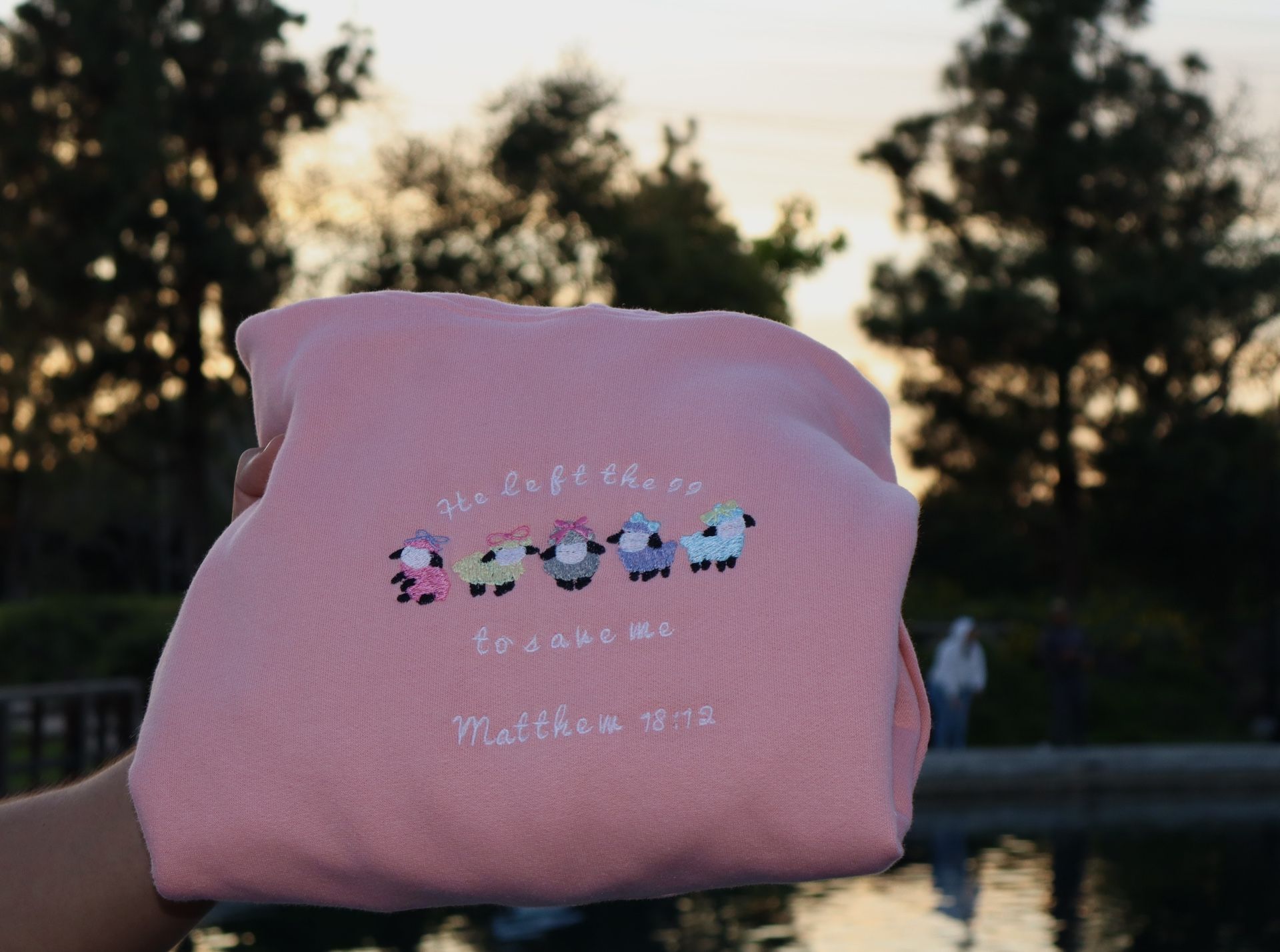 Pink Jesus Sweater