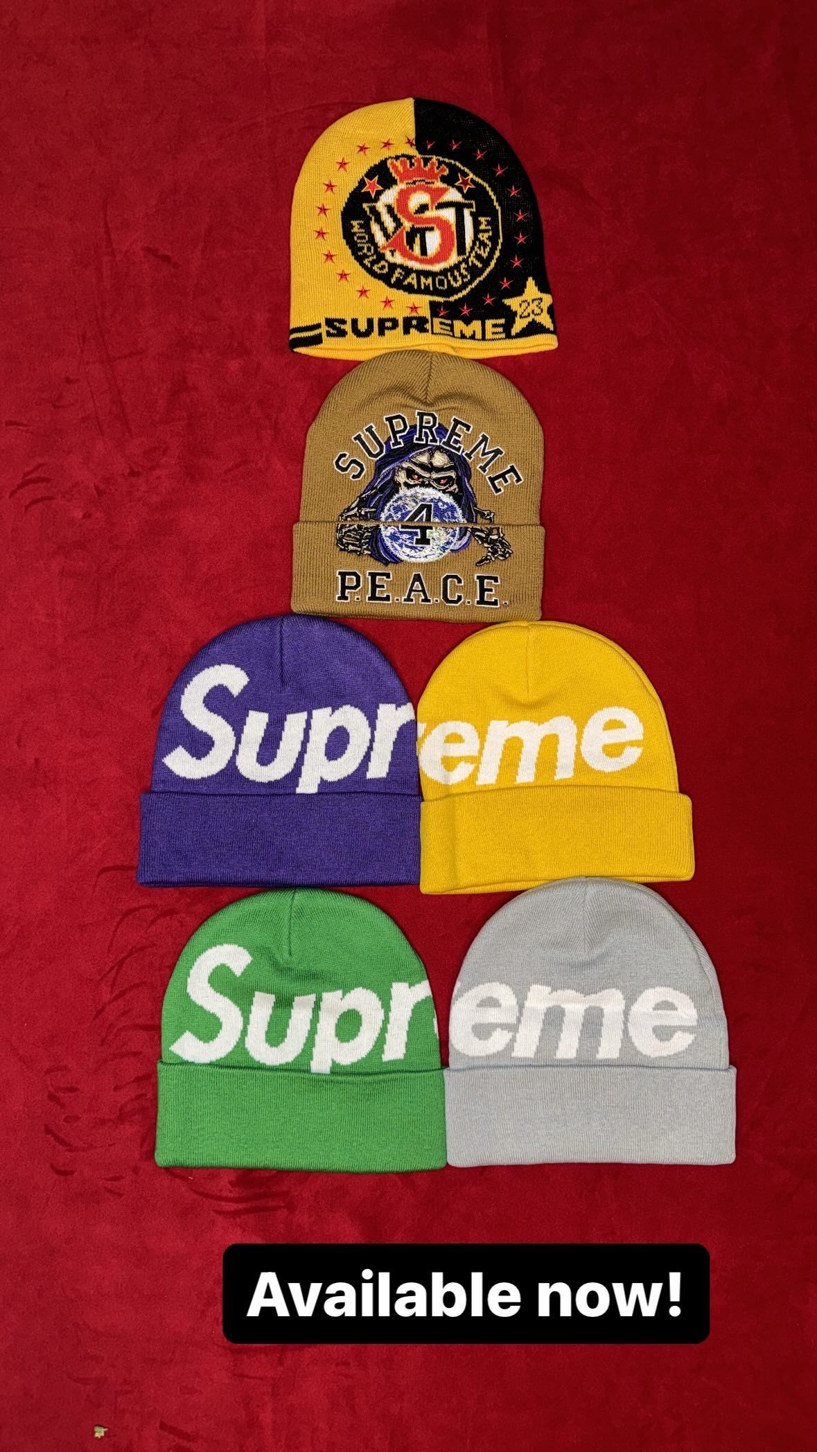 Supreme beanies