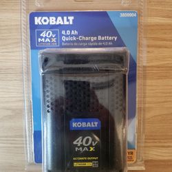 Kobalt 40V MAX 4.0Ah Lithium-ion Battery -BRAND NEW 