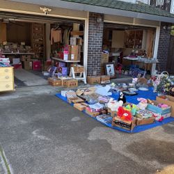 Large garage sale today