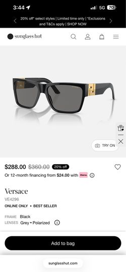 Mens versace shades