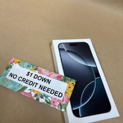 Apple IPhone 16 Pro Max 5G - Only $1 Today Pay The Rest Later! 
