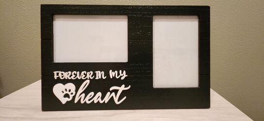 Forever In My Heart Pet Memorial Photo Frame