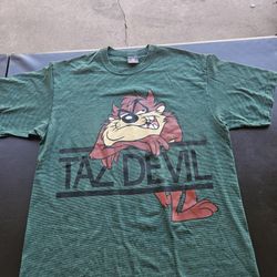 Tasmanian Devil Vintage Striped Mega Print Warner Bros. Studio Tee

