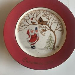 Christmas 1980 Plate 