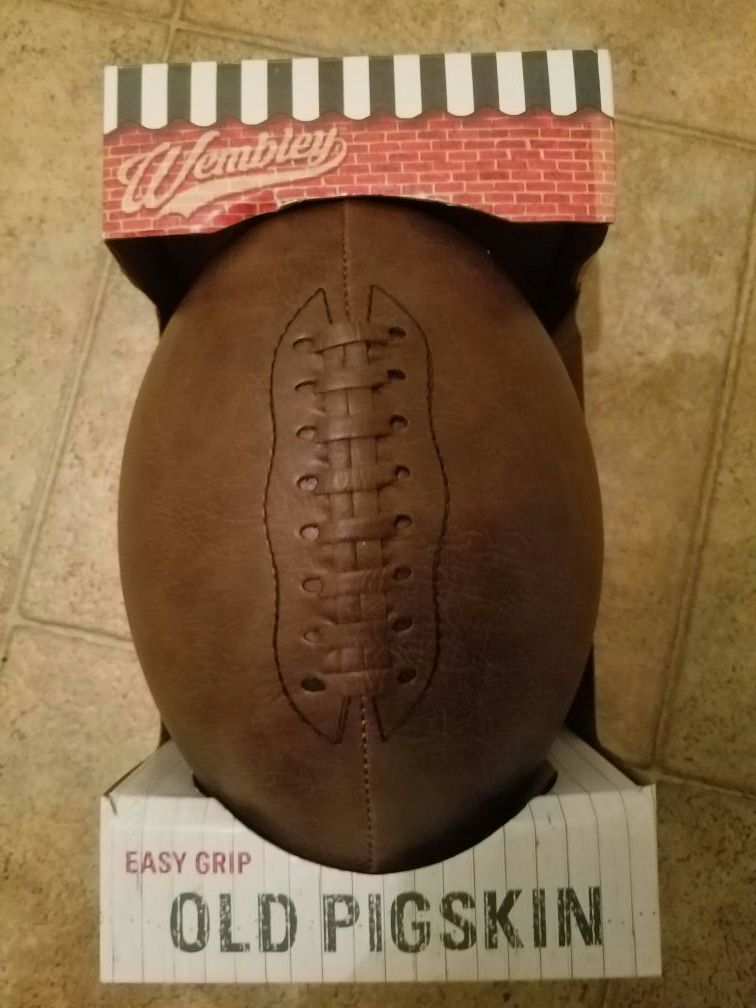 Wembley old school pigskin football