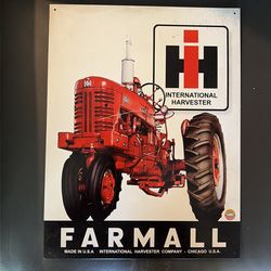 Interional Harvester Metal Sign