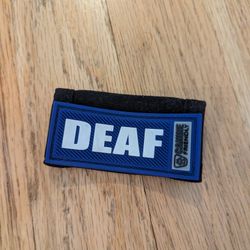Deaf Dog Collar Label