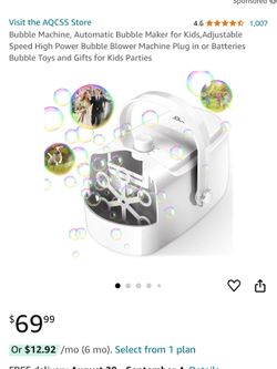 IToknic Bubble Machine 