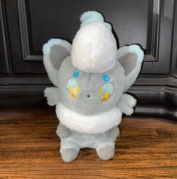 Pokémon Plush Custom FLUFFY Life-Size ✨ Shiny ✨Hisuian Zorua Plush 16”