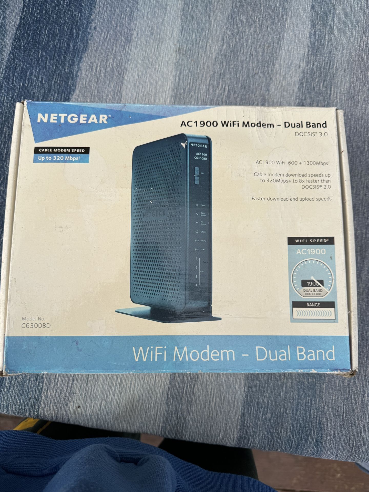 AC1900 WiFi Modem - Dual Band