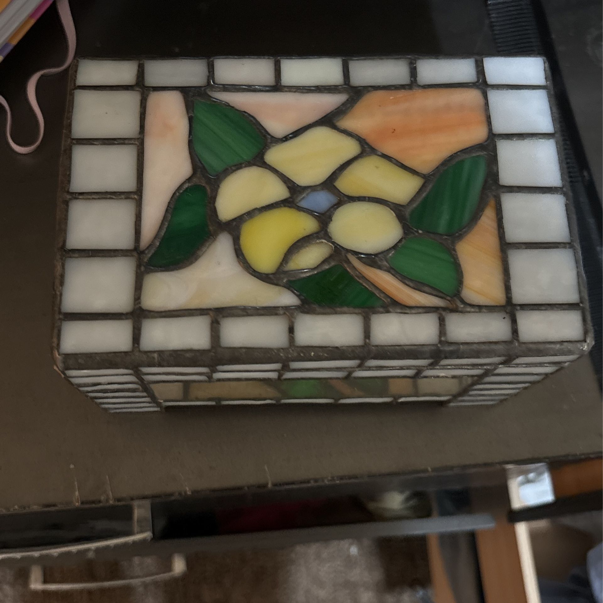 Glass Jewelry Box