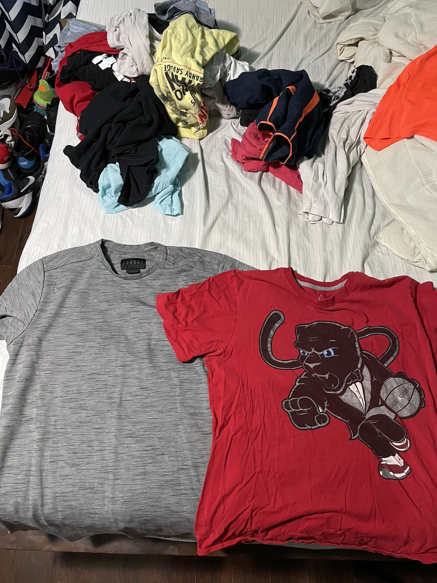 2 Jordan T Shirts Size Large And XL