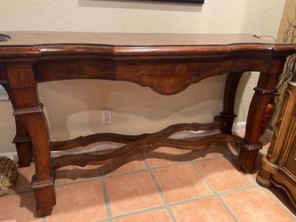 Wood Entry Table