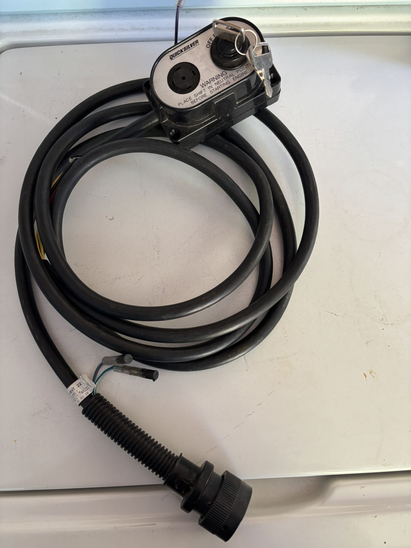 Mercury / Quicksilver Remote Key Switch  For 14 Pin Mercury Engines 