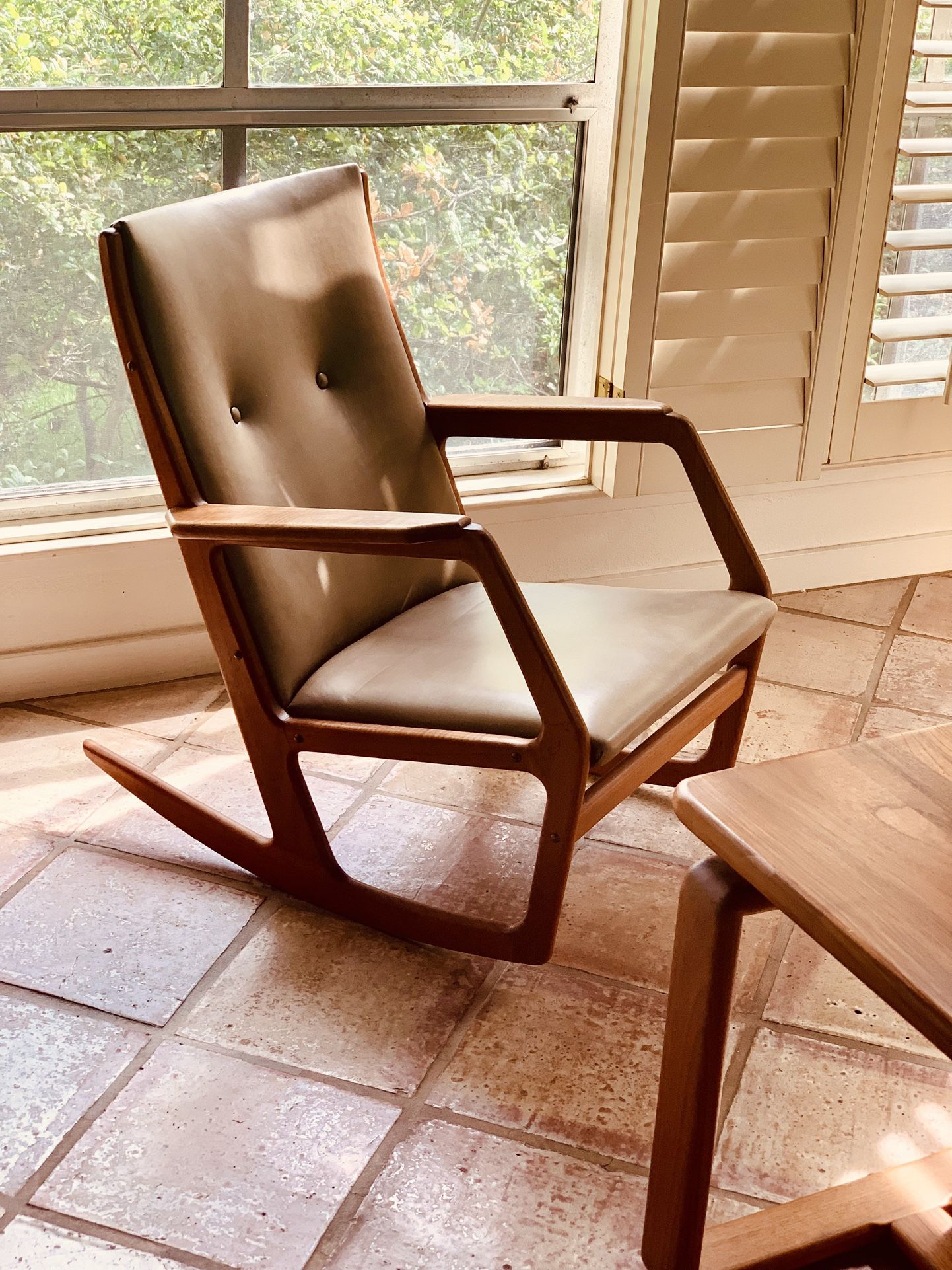 RARE Midcentury Teak Georg Jensen Rocking Chair (FREE DELIVERY)