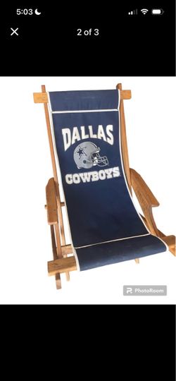 Vintage, Dallas, cowboy beach, lounge chair