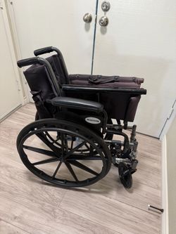Wheelchair with Leg Rests