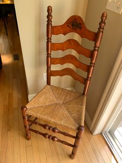 Antique ladderback chair
